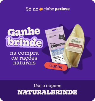 Rações e petiscos naturais e ganhe brinde ME